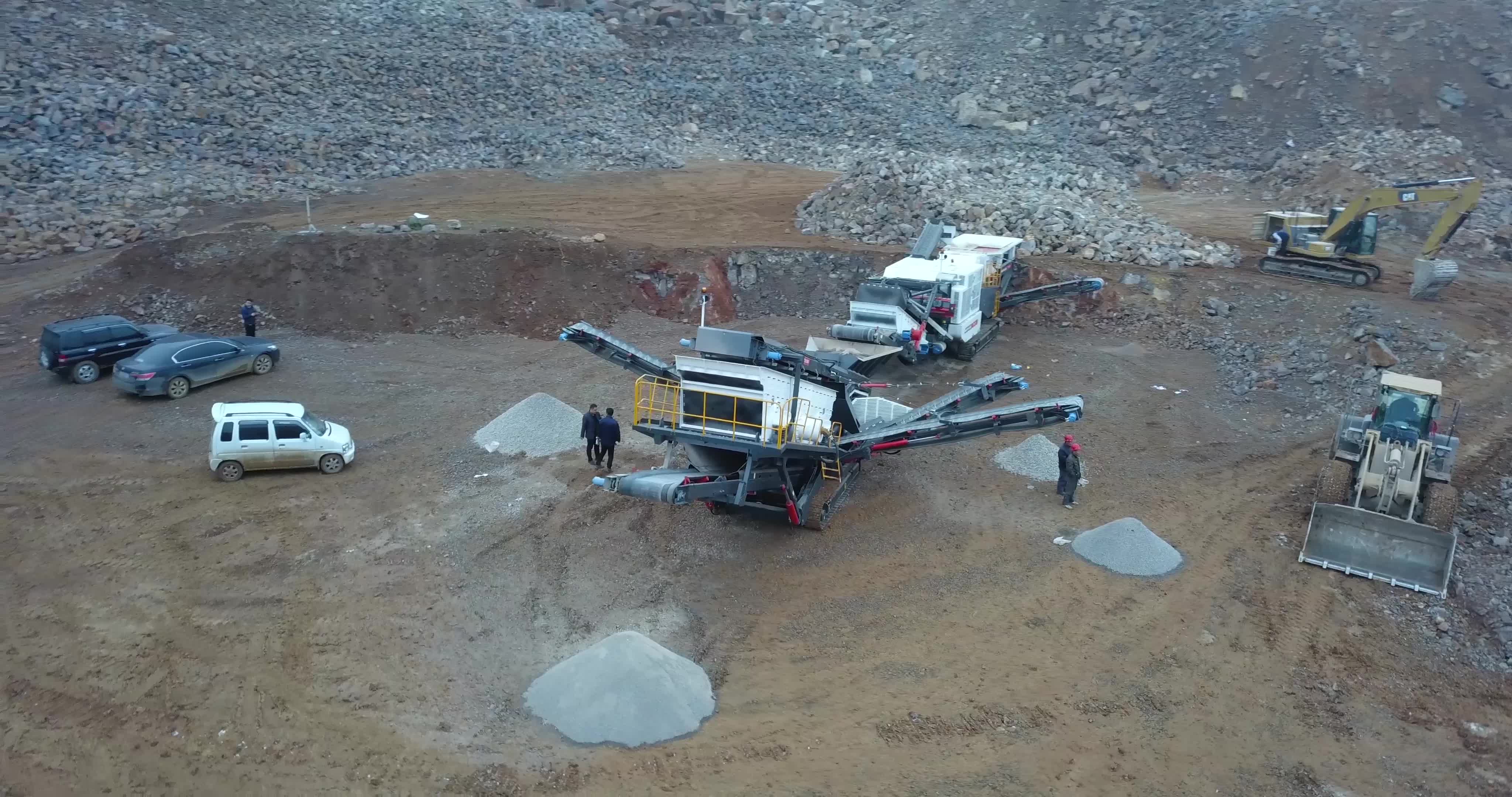 建筑垃圾破碎機(jī)械,移動破碎站邁科路重工